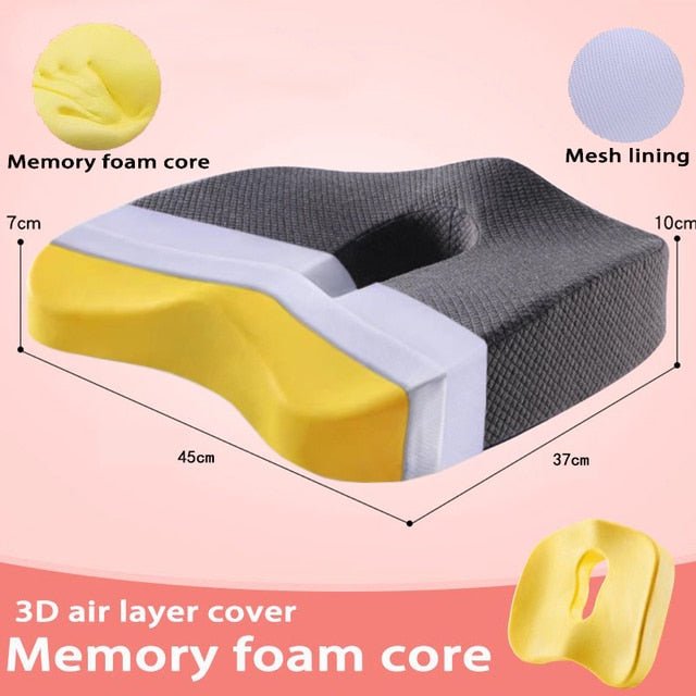 Orthopedic Pillow Memory Foam Seat Set - K&L Trending Products