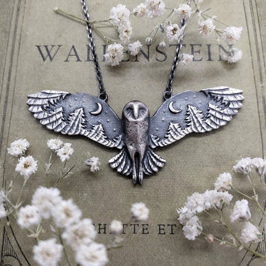 Owl Witch Charm Pendant Necklace - K&L Trending Products