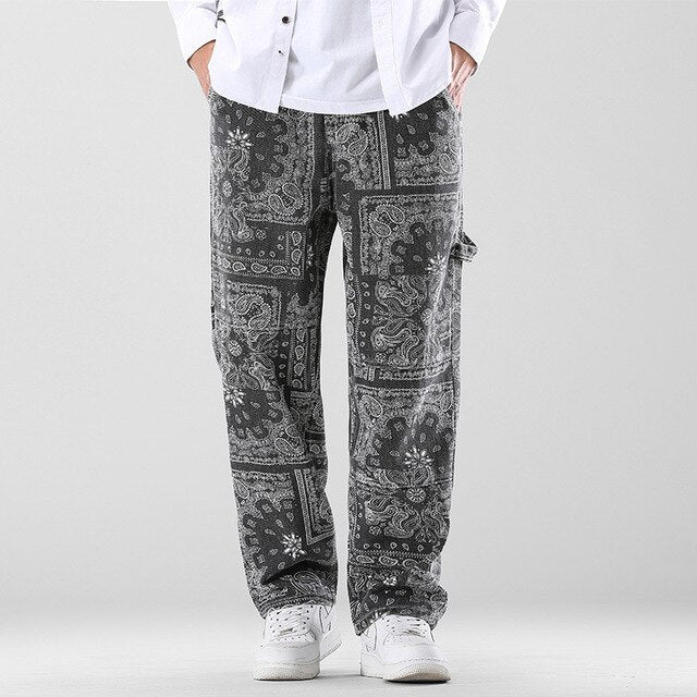 Printed Men's Loose Pants - K&L Trending Products