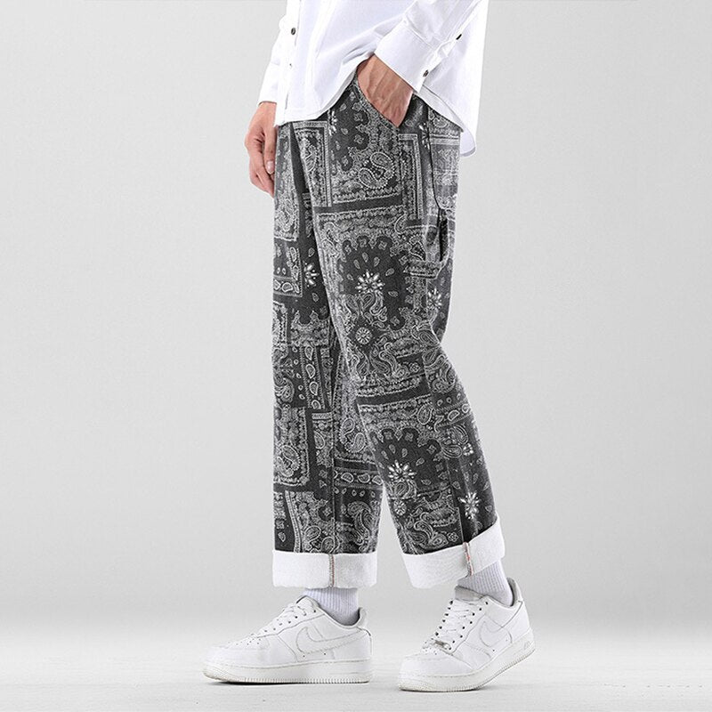 Printed Men's Loose Pants - K&L Trending Products