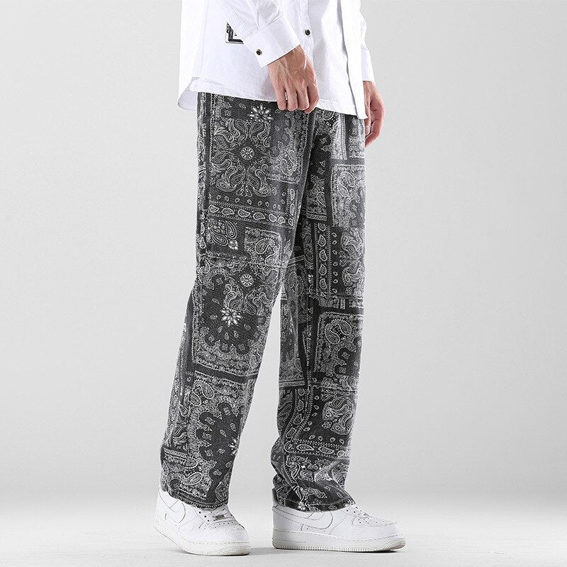 Printed Men's Loose Pants - K&L Trending Products