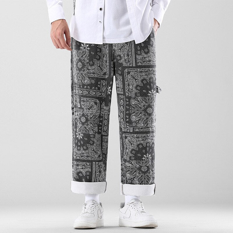 Printed Men's Loose Pants - K&L Trending Products