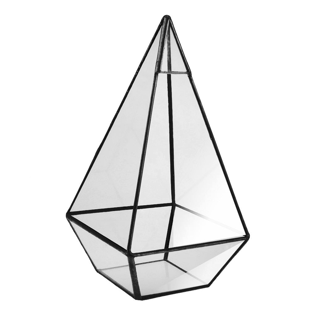 Pyramid Glass Terrarium - K&L Trending Products