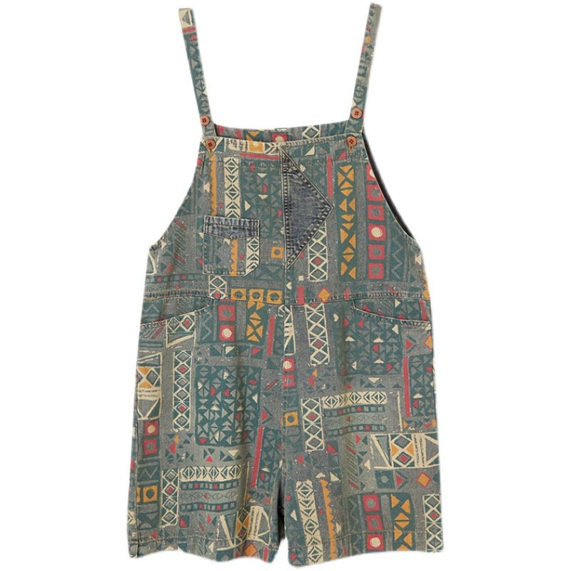 Retro Summer Shorts Jumpsuit - K&L Trending Products