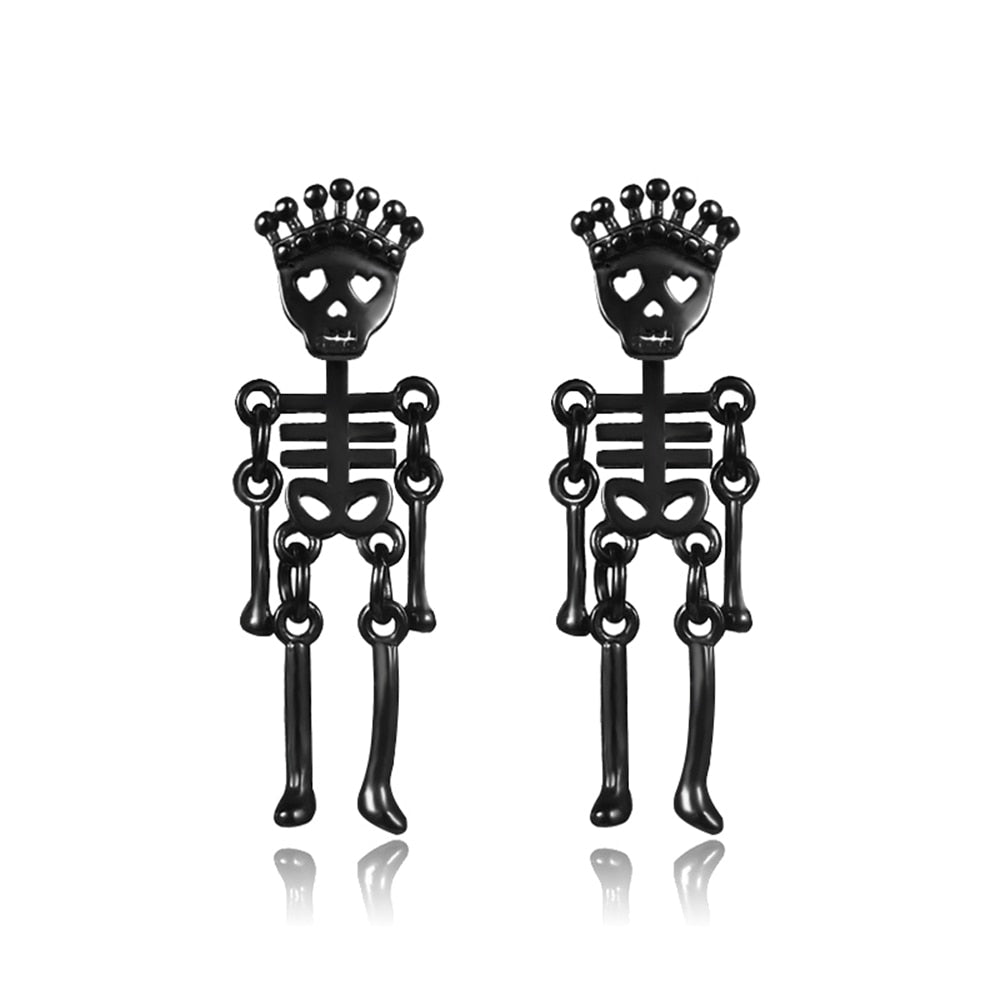 Small Black Punk Stud Earrings - K&L Trending Products