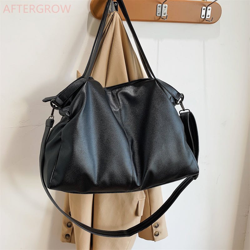 Soft Leather Shoulder Bag - K&L Trending Products