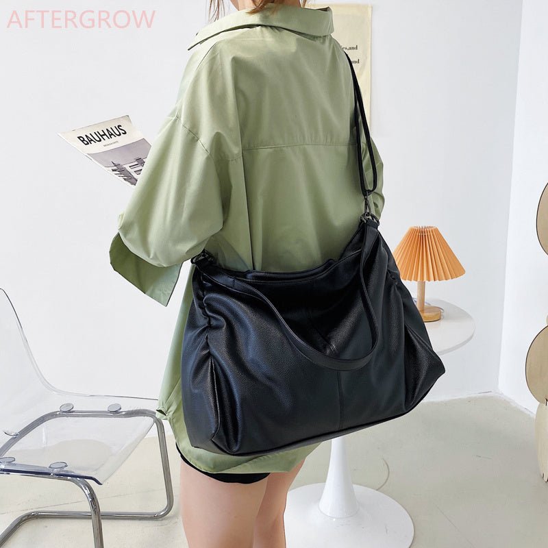 Soft Leather Shoulder Bag - K&L Trending Products