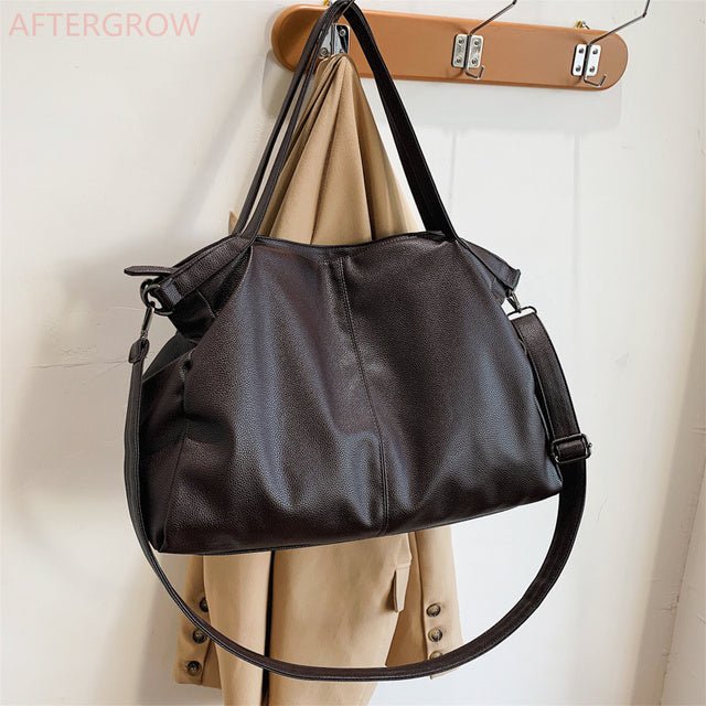 Soft Leather Shoulder Bag - K&L Trending Products