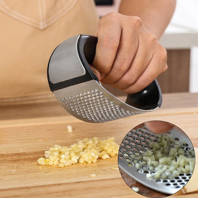 Stainless Steel Garlic Presser - K&L Trending Products