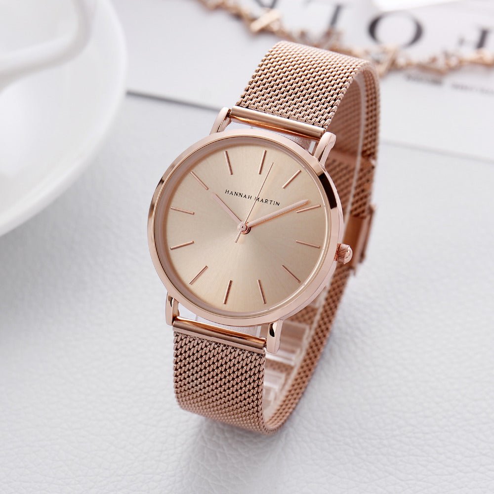 Steel Mesh Japan Quartz Watch - K&L Trending Products