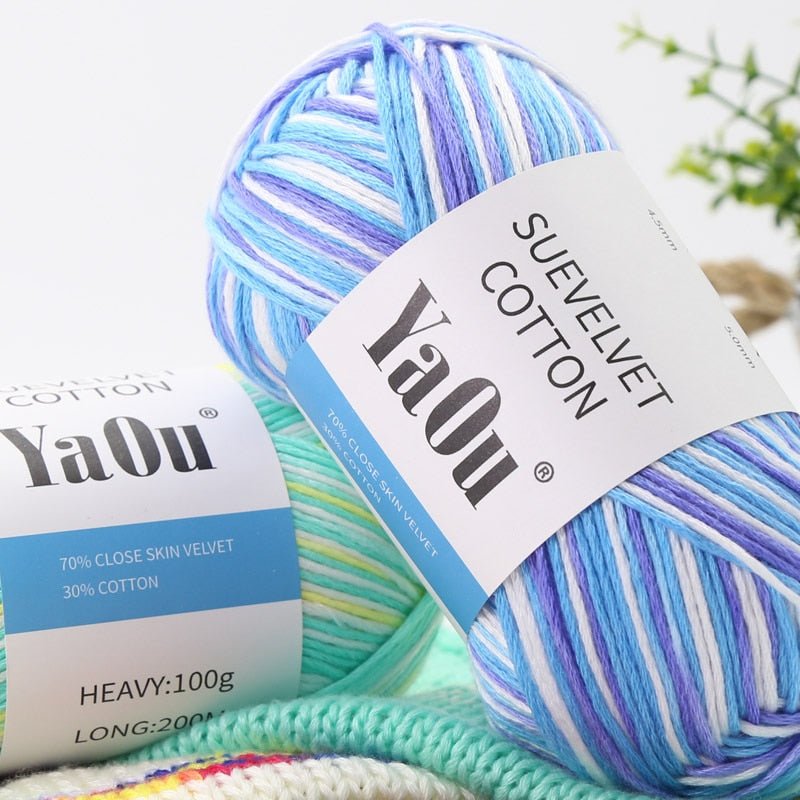 Suevelvet Cotton Knitting Yarn - K&L Trending Products