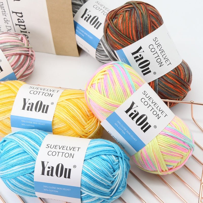 Suevelvet Cotton Knitting Yarn - K&L Trending Products