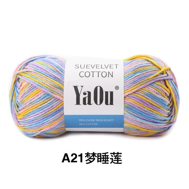 Suevelvet Cotton Knitting Yarn - K&L Trending Products