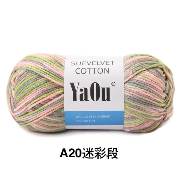 Suevelvet Cotton Knitting Yarn - K&L Trending Products