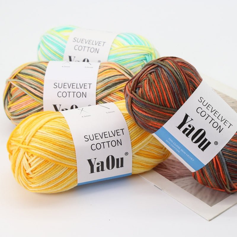 Suevelvet Cotton Knitting Yarn - K&L Trending Products