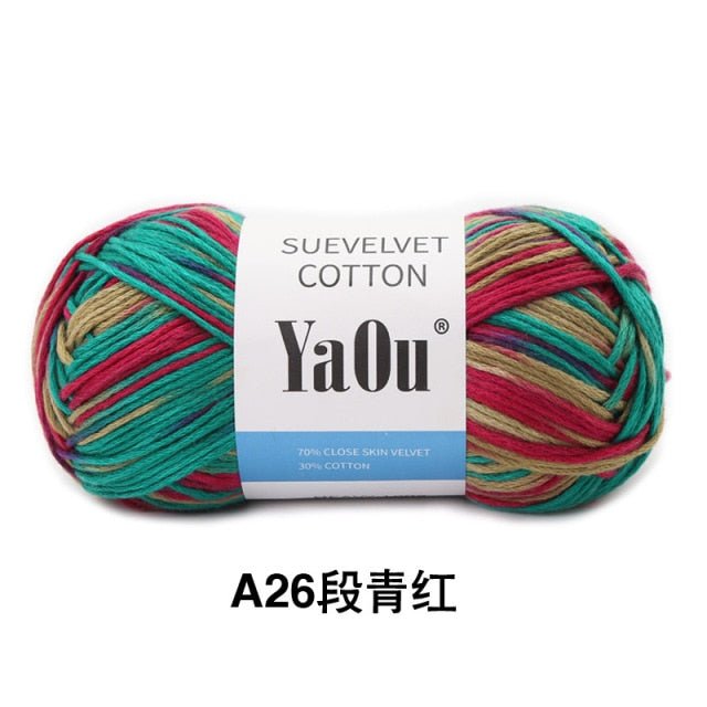 Suevelvet Cotton Knitting Yarn - K&L Trending Products