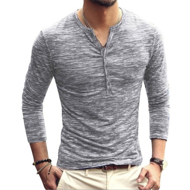 Tee Shirt V-Neck Long Sleeve - K&L Trending Products