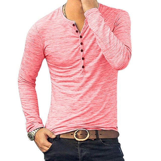 Tee Shirt V-Neck Long Sleeve - K&L Trending Products