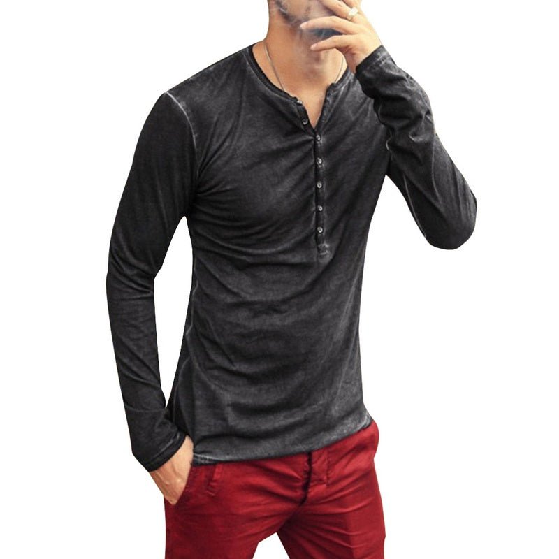 Tee Shirt V-Neck Long Sleeve - K&L Trending Products