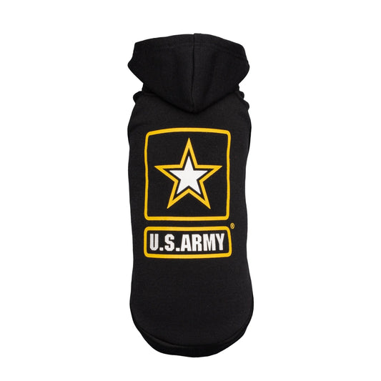 US Army Hooded Dog Fleece - Black - K&L Trending Products