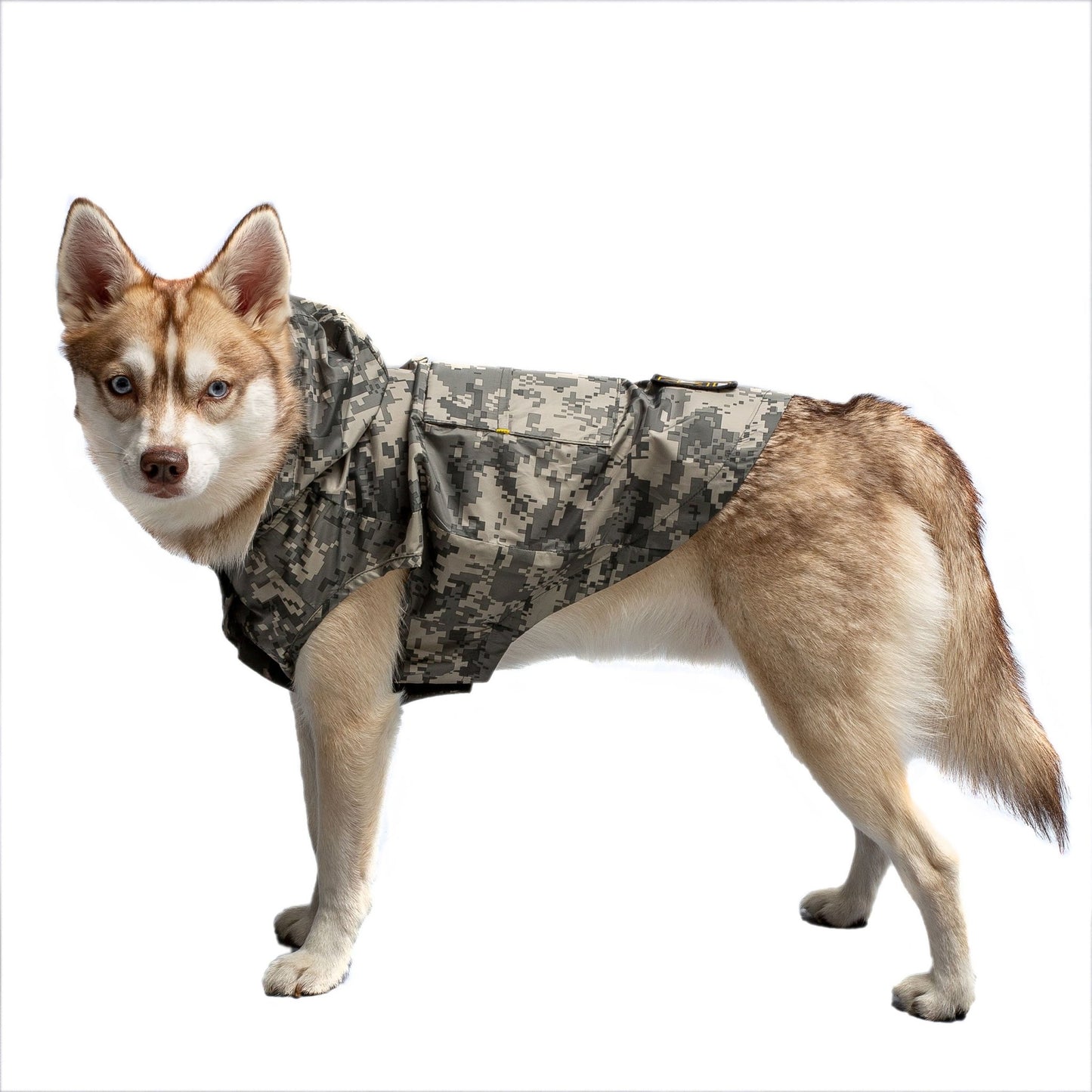 US Army Packable Dog Raincoat - Camo - K&L Trending Products