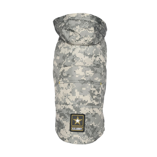 US Army Packable Dog Raincoat - Camo - K&L Trending Products