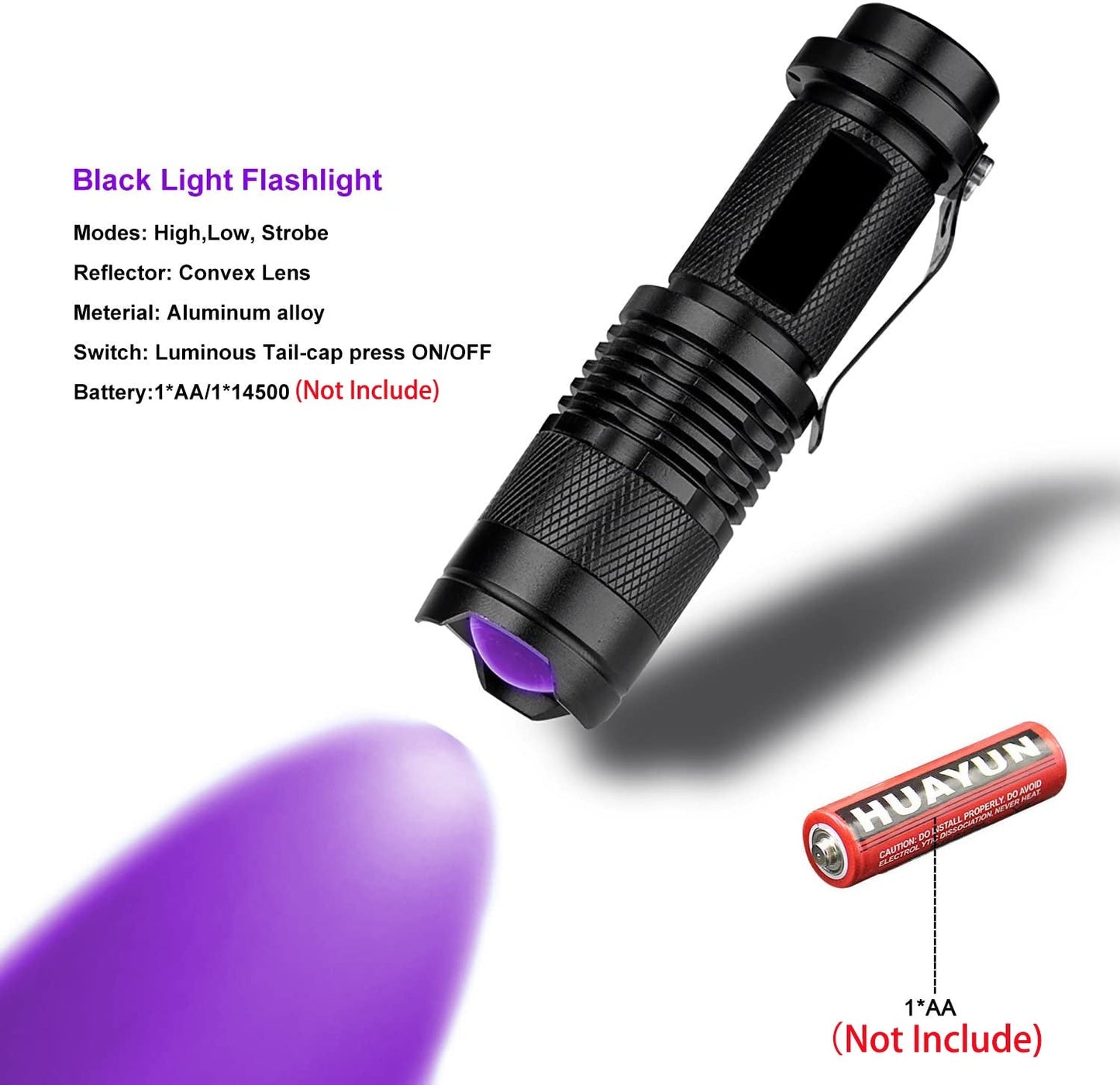 UV LED Flashlight - K&L Trending Products