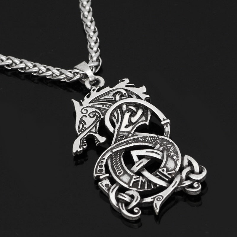 Viking Dragon Pendant Necklace - K&L Trending Products