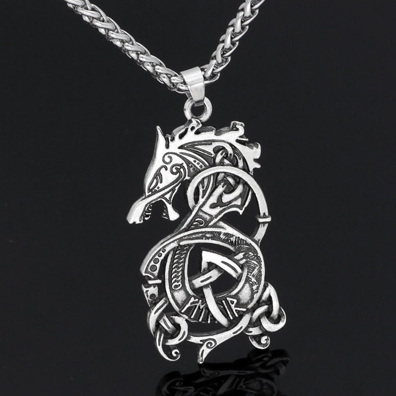 Viking Dragon Pendant Necklace - K&L Trending Products