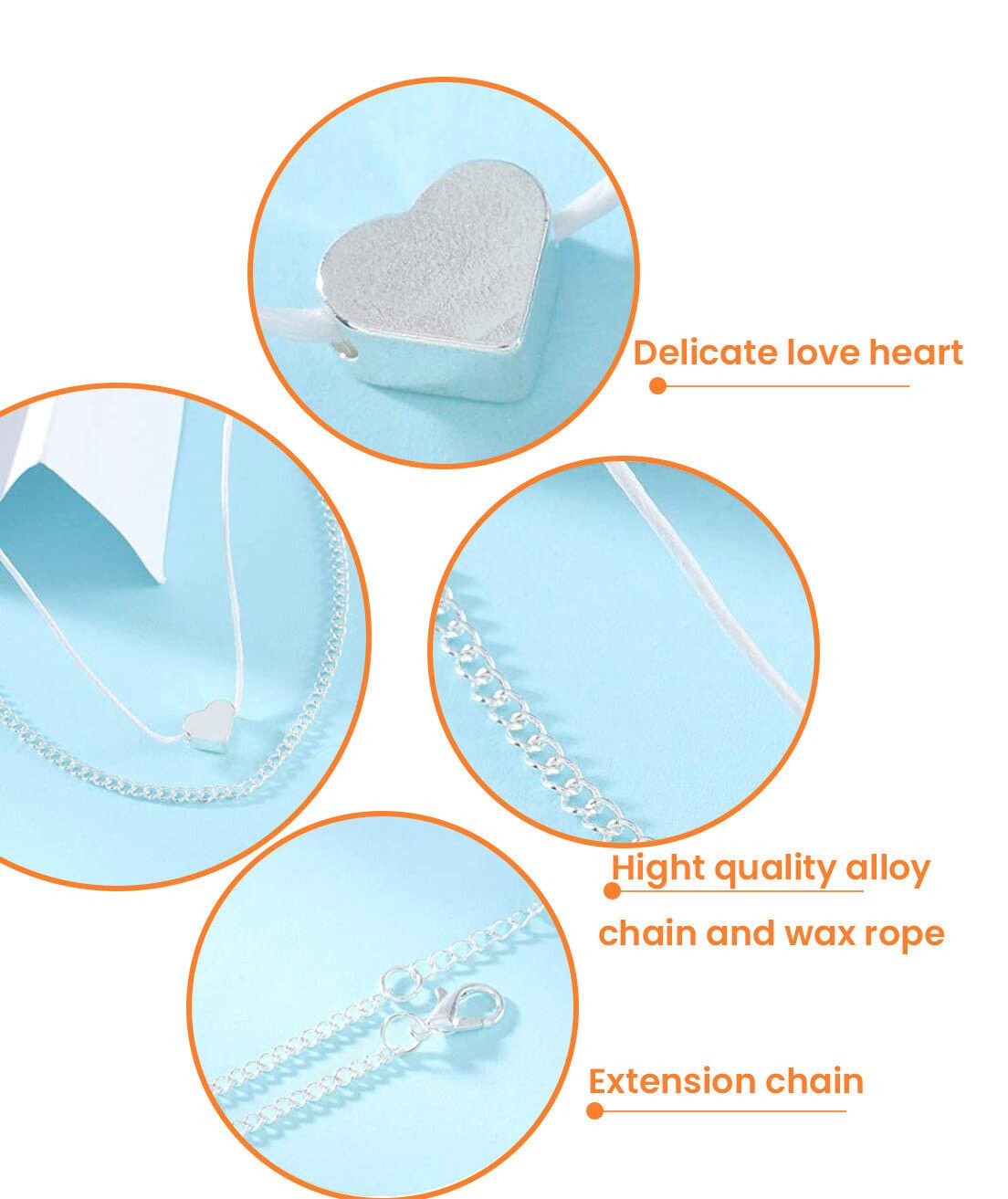 Women's Fashion Love Heart Ankle Bracelet - K&L Trending Products