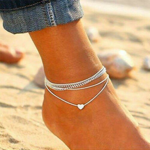 Women's Fashion Love Heart Ankle Bracelet - K&L Trending Products